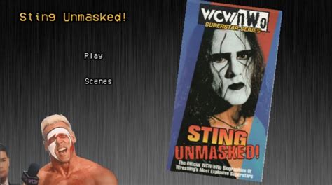 WCW NWO Superstar Series Sting Unmasked DVD Etsy