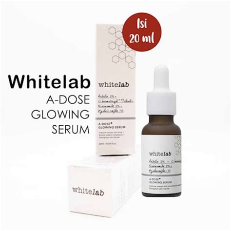 Jual Whitelab A Dose Glowing Serum Powerful Arbutin Serum Shopee