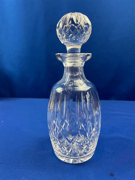 Waterford Cut Crystal Decanter - Signed "Waterford" Watermark On Base ... 