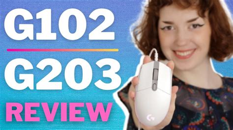 Logitech G102 G203 Lightsync Mouse Review Youtube