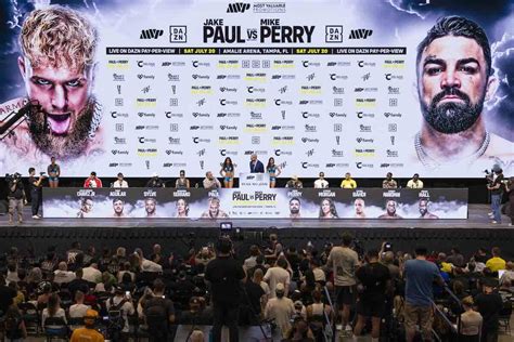 Conferencia Jake Paul Vs Mike Perry Y Amanda Serrano Vs Stevie Morgan