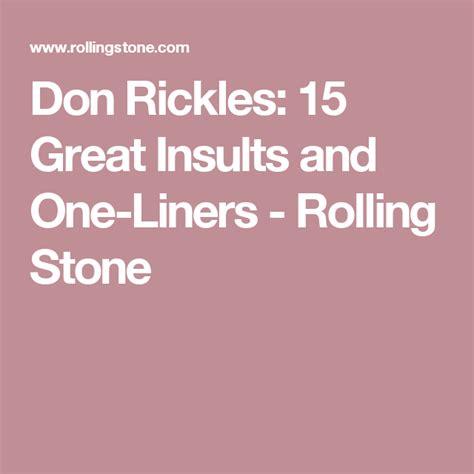 Don Rickles Quotes - ShortQuotes.cc