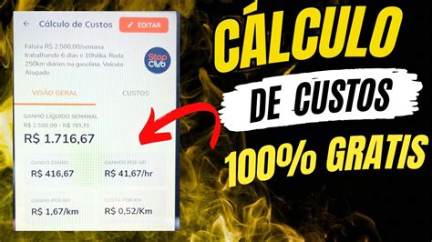 NOVA FERRAMENTA COMO CALCULAR SUA CORRIDA PARTICULAR CUSTO POR KM E