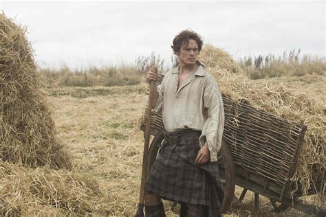 Interview Sam Heughan On Those Steamy Outlander Love Scenes