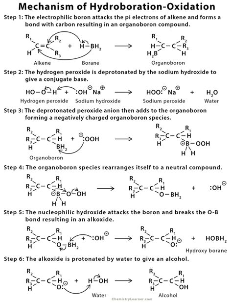 Hydroboration-Oxidation: Definition, Examples, and Mechanism