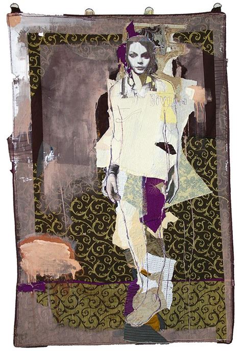 Jyliangustlin Stitched Figurative Art Collage Art Collage Art