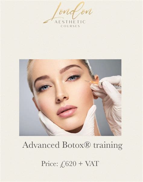 Advanced Botox® Training London Aesthetic Courses