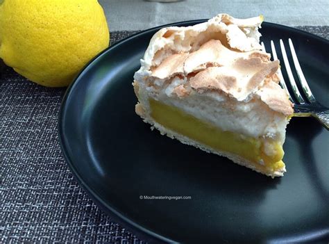 My Vegan Lemon Meringue Pie - Mouthwatering Vegan