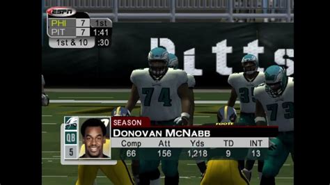 Espn Nfl 2k5 Week 9 Eagles Vs Steelers Youtube