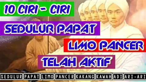 Ciri Sedulur Papat Limo Pancer Aktif YouTube