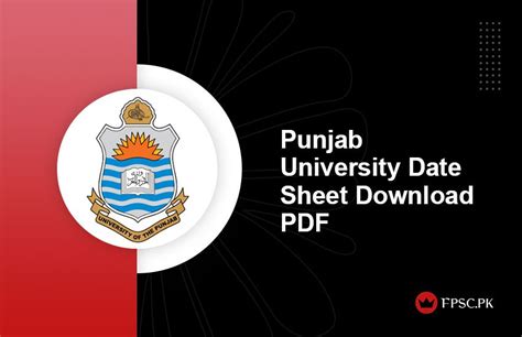 Punjab University Date Sheet Bs B A Adp M A Msc Dowbload Pdf