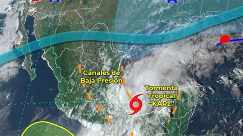 Insivumeh Monitorea Tormenta Tropical Karl Ubicada En El Golfo De M Xico