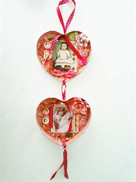 Altered+Tin+Wall+Hanging+Pink+Hearts+Vintage+by+RobinsArtAndDesign ...