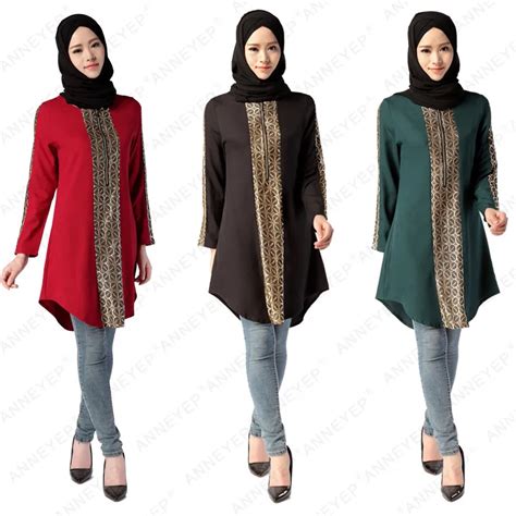 Fashion High Quality Islamism Girl S Top Casual Chiffon Shirt Long