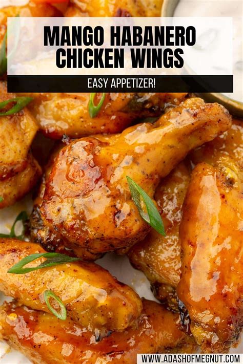 Mango Habanero Wings In The Oven Crispy And Gluten Free