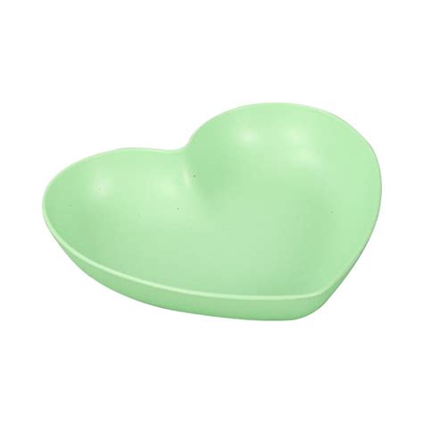 Pcs Creative Love Heart Spit Bone Dish Household Food Grade Plastic