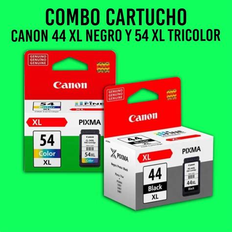 Combo Cartucho De Tinta Canon Xl Negro Y Xl Tricolor Original J S