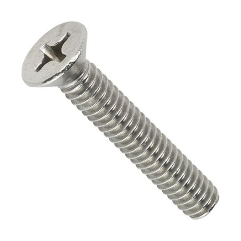 Stainless Steel Machine Screw Flat Head Phillips Drive