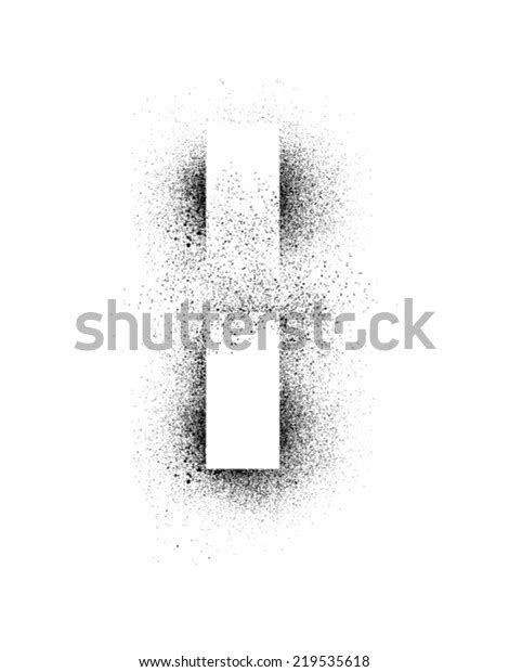 Grunge Stencil Alphabet Stock Vector Royalty Free 219535618