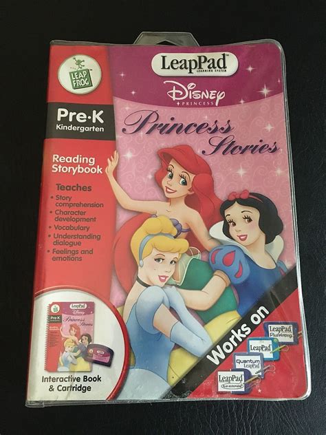 Leappad Leapfrog Disney Princess Stories Book And Cartridge Game