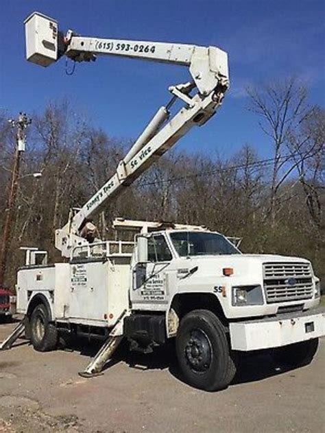 1994 Ford F800 Bucket Trucks Boom Trucks For Sale Used Trucks On