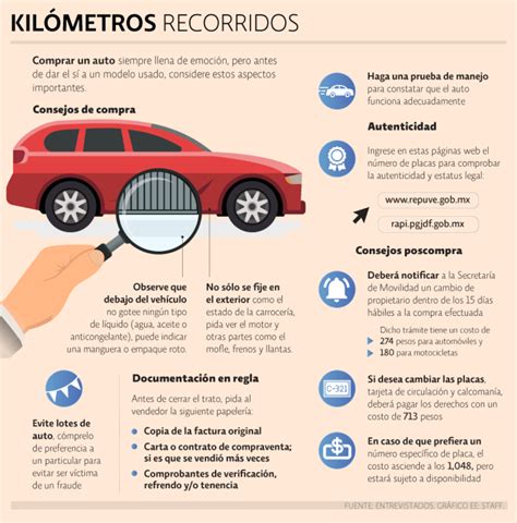 Si va a comprar un auto usado revise estas características