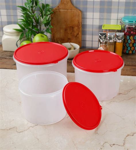 Buy Tupperware Super Storer Canisters With Lid Set Of Online