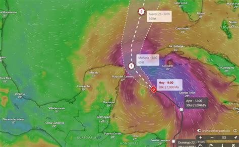 Tormenta Tropical Helene se forma frente a la Península de Yucatán