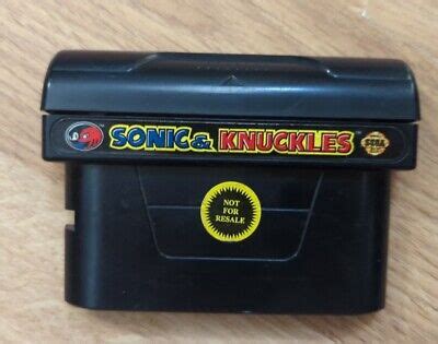 Sonic And Knuckles Sega Genesis USA Authentic Tested Flap Intact