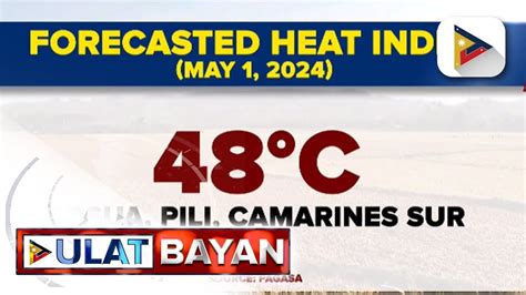 PAGASA Heat Index Sa 35 Lugar Sa Bansa Posibleng Umabot Sa Danger