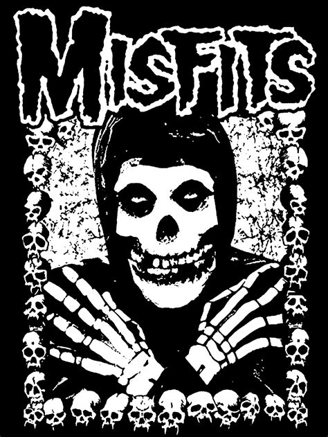 The Misfits Misfits Band Art Rock Poster Art Punk Poster