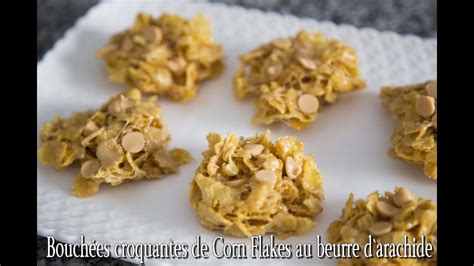 Recette de Bouchées croquantes de Corn Flakes au beurre d arachide