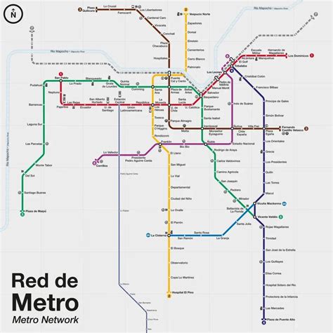 Revisa El Mapa Del Metro De Santiago Y Conoce Las Nuevas Estaciones