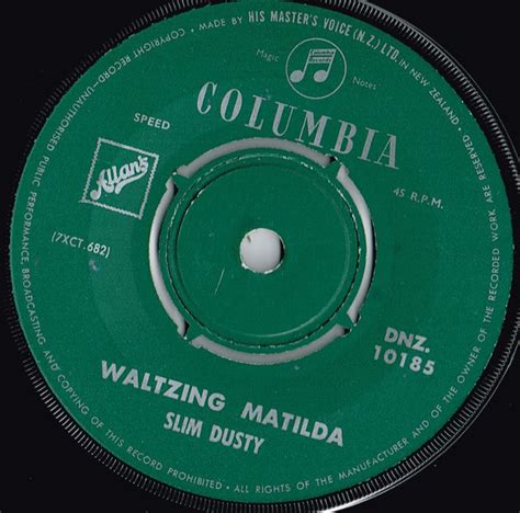 Slim Dusty – Waltzing Matilda (1960, Vinyl) - Discogs