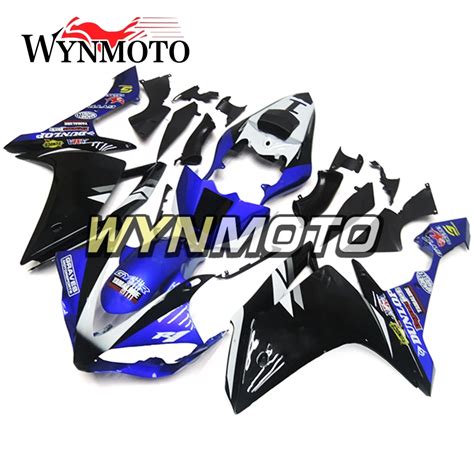 Carenagens de plástico abs para yamaha yzf1000 r1 ano 2007 2008