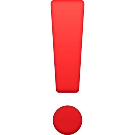 Uitroepteken Emoji