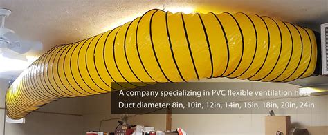 PVC Flexible Ducting Flame Retardant For Ventilation Buy Tunnel Duct