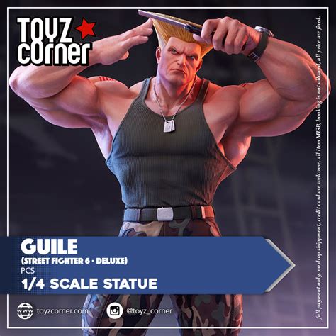 Jual PCS 1 4 SCALE STATUE STREET FIGHTER 6 GUILE DELUXE Toyz Corner