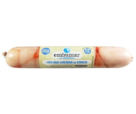 Embumar Huevas Cocidas De Choco Embutido 120 G