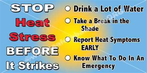 Heat Stroke Heat Exhaustion And Heat Stress Prevention