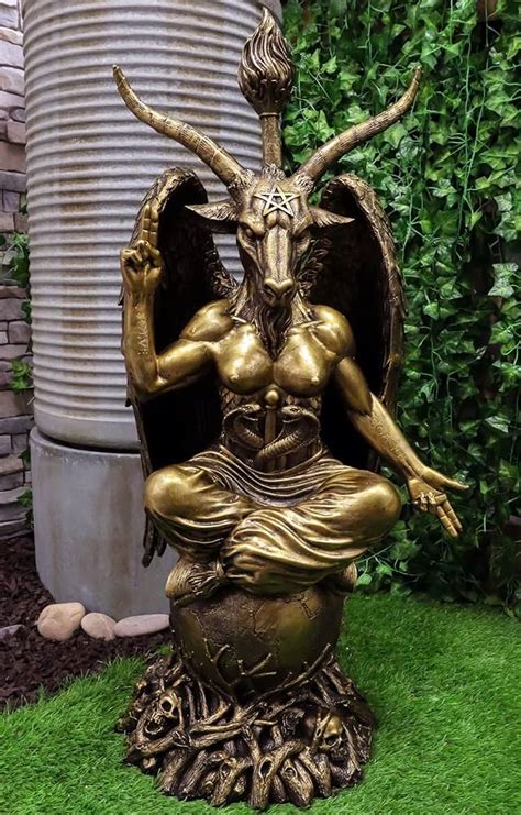 Bathomet Baphomet Sculpture Large Baphomet Figurine Baphomet