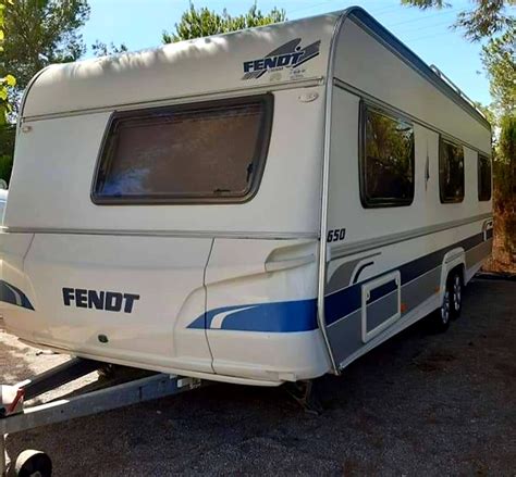 Fendt Platin Touring Caravan For Sale On Camping Benidorm Campsite