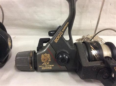 Sold Price 4 Vintage Fishing Reels Includung 3 Shimanos Fx B500