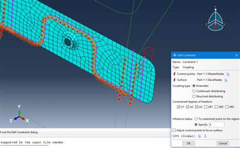 How To Create A Beam Mpc Or Attachment Lines Between A Wire And Shell