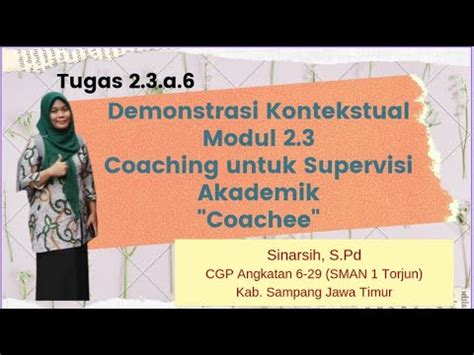 2 3 A 6 DEMONSTRASI KONTEKSTUAL MODUL 2 3 PRAKTIK COACHING SEBAGAI