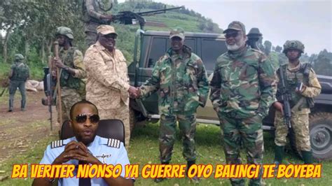 BOYOKA BA VERITER YA GUERRE NA EST ENTRE FARDC BA WAZALENDO M23 RDF