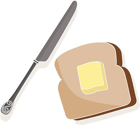 Spreading Butter On Bread Illustrations Royalty Free Vector Graphics