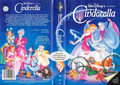 Cinderella Vhs Classic Disney Walt Disney Cinderella The Little Images