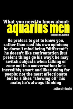 Aquarius Man Quotes. QuotesGram