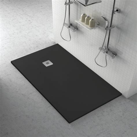 Receveur de douche 80x100 cm extra plat ANDERSON en résine surface